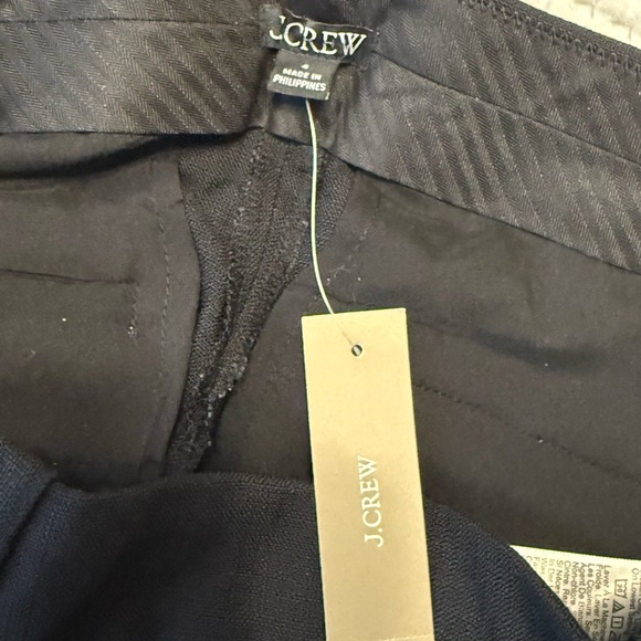 J. Crew Elegant Alexander wide-leg trousers pants in luster canvas NWT 4 Black - Picture 8 of 9